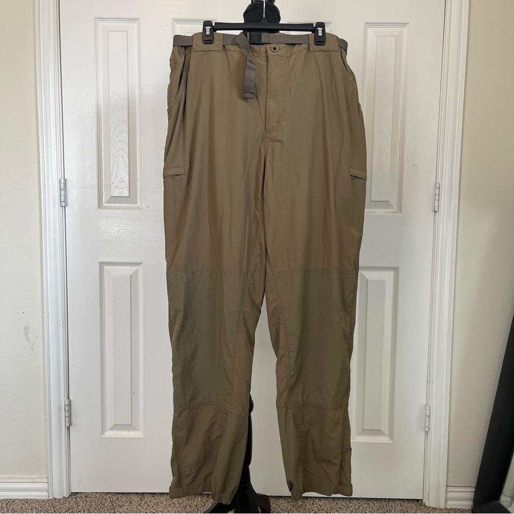 Rail Riders Nylon Hiking Pants Belted Size XL 34" Inseam